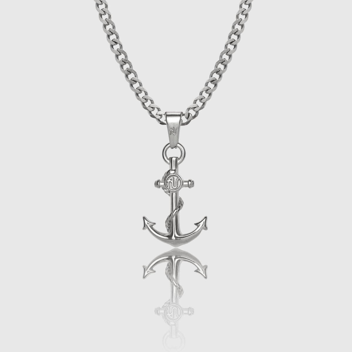 Ankarhalsband i silver