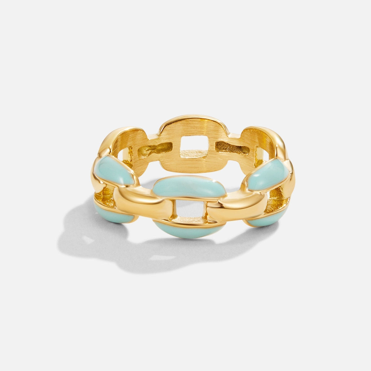 Anneliese – Elegant tvåfärgad ring i guld och silver