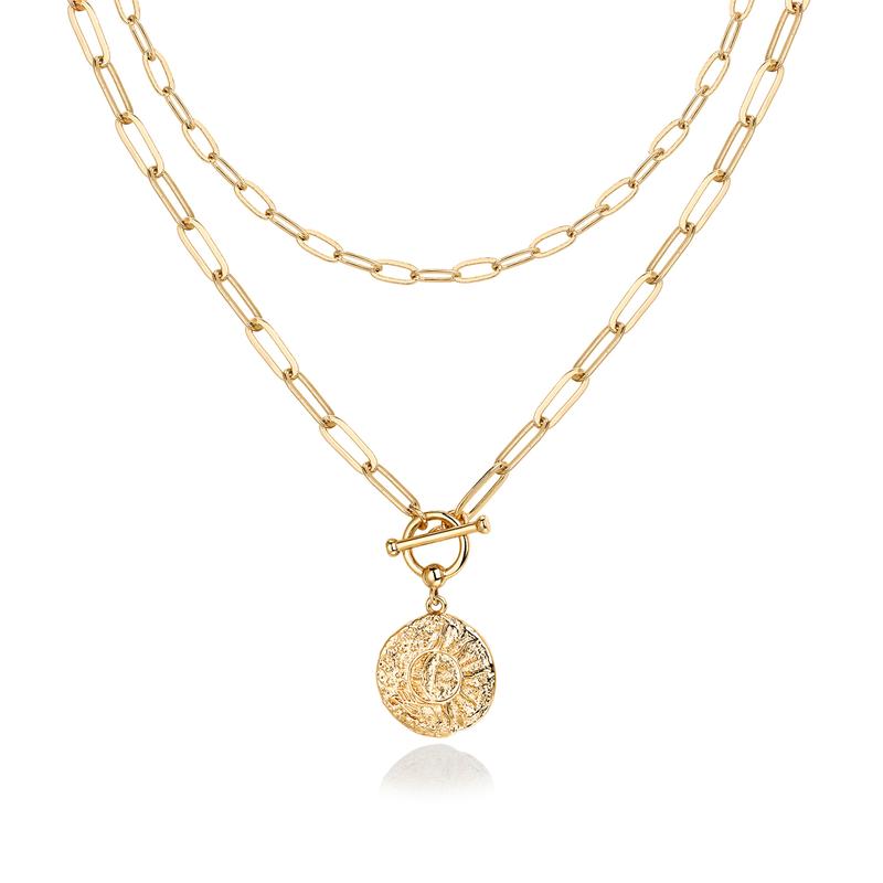 Delikat solhalsband med togglespänne