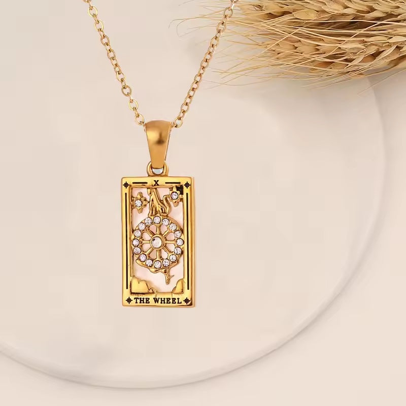 Arcana Tarot Halsband - THE WHEEL