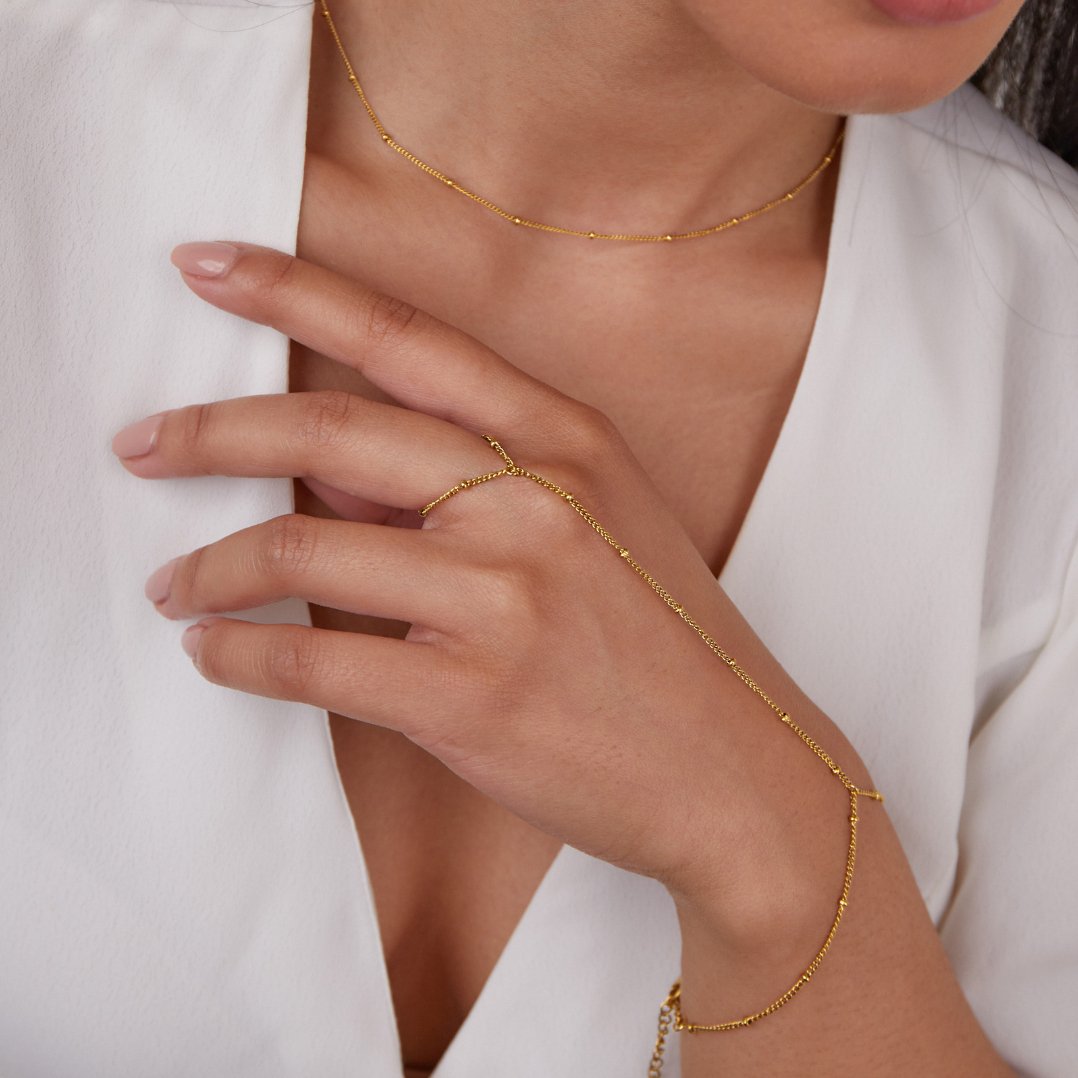 Elegant handkedja armband – stilfullt smycke