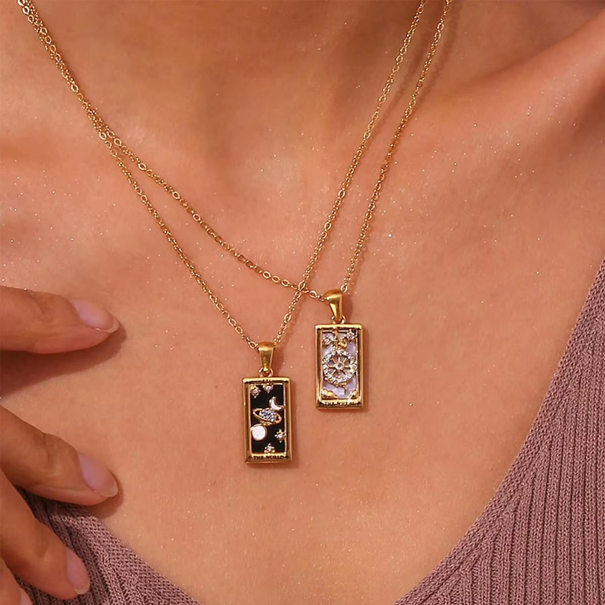 Arcana Tarot Halsband - WORLD