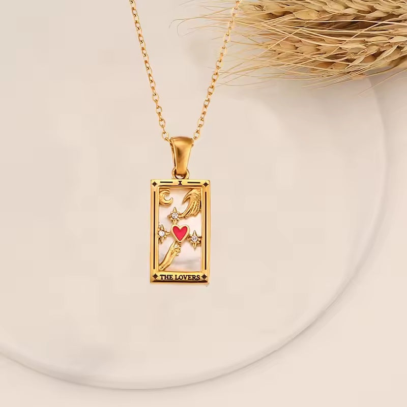 Arcana Tarot Halsband - THE LOVERS