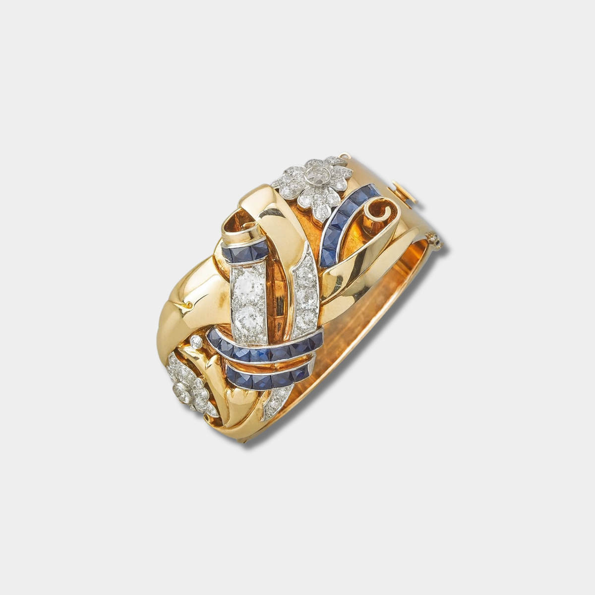 Marie - Gnistrande Guld Vintage Kubisk Zirkonia Ring